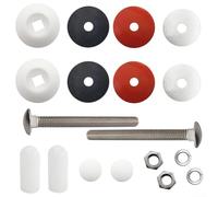 Kit de montage de rechange pour planches de plongée à deux trous, boulons et rondelles en acier inoxydable 304 blanc pour piscine