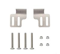 Kit de montage de sacoche latérale de moto avec crochets de coffre arrière, vis et écrous en acier inoxydable pour fixation de valise à bagages en aluminium (crochet latéral A)