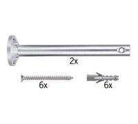 Kit de montage de système câbles Renvoi d'angle/suspension Chrome mat Chrome mat G