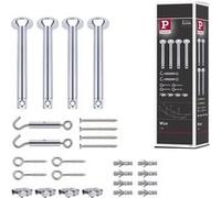 Kit de montage de système câbles Support + renvoi d'angle Kit de 4 Chrome Chrome G