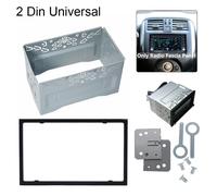 Kit de montage de tableau de bord Audio pour panneau automatique, Kit de raccords 2Din, cadre d'installation d'unité principale de Radio universelle pour lecteur Radio DVD de voiture 2Din