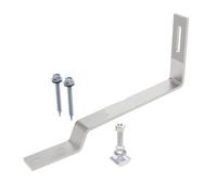 Kit de montage de toit plat pour installation de panneau solaire en acier inoxydable pour tuiles à queue de castor, vis à bois incluses pour tuiles de toit et pierres style A/B