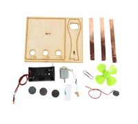 Kit de montage de ventilateur à 3 vitesses fait à la main pour les activités scientifiques à l'école, pour l'innovation des élèves et les cours de physique, les salles de classe. Kits d'expériences