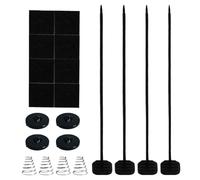 Kit De Montage De Ventilateur - Kit De Montage De Sangles De Fixation De Ventilateur De Radiateur Électrique | Sangle D'attache De Radiateur Pour Ventilateur, Kit De Montage De Ventilateur De Radiateu