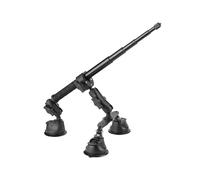 Kit de Montage de Ventouse de Voiture avec Adaptateur de Tête de Boule de Bâton de Selfie Invisible pour Accessoires de Caméra D'Action pour