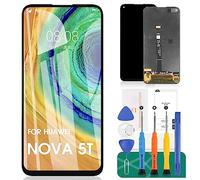 Kit de Montage d'écran LCD de Rechange pour Huawei Nova 5T Honor 20/20 Pro / 20S avec Film trempé, Colle et Outils Noir