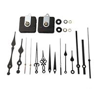 Kit de montage d'horloge à monter soi-même avec 2 secondes mouvements silencieux et 5 pointeurs métalliques pour projets d'horloge murale (A)