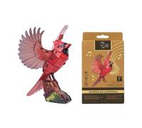 Kit de montage d'oiseaux 3D - Puzzle à faire soi-même - Pas de colle nécessaire - Puzzle facile à construire - Décoration de bureau pour bureau et maison - Cadeau pour les amateurs d'oiseaux (A)
