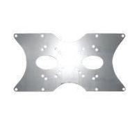 Neomounts Adaptateur VESA FPMA-VESA400 – Lot de connecteurs plats, Argent, 22–52"