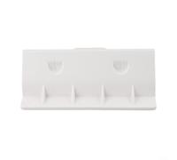 Kit de montage en ABS pour panneau solaire à angle droit pour camping-car, bateaux et yachts, installation anti-fuite avec mastic ou vis, design de ventilation amélioré (angle droit blanc)