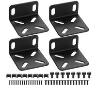Kit de Montage en Rack 19", Kit de Montage en Rack Oreilles de Rack Réglable de 13 à 35 mm Universelles, compatibles avec Netgear TRENDnet Cisco D-Link HP, Largeur de Montage de 17,3" à 19" (45 mm)