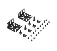 Kit de Montage en Rack pour commutateurs de 17,3 Pouces, Oreilles de Rack réglables pour Buffalo Tech, Cisco, NETGEAR, Dell, D-Link, Linksys et TRENDnet, Distance de Trou réglable 13-35mm