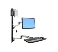 Kit de montage - ERGOTRON - Jusqu'à 32 pouces - Aluminium poli - Montable sur mur - Complet