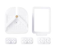 Kit de montage fait à la main, placement professionnel des broches, installation avec grille d'intégration, fournitures de moulage transparentes, outil à main multifonction avec design de grille