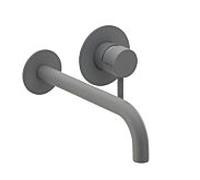 Herzbach Ensemble de montage final Deep Grey 23.203757. 2000 .06 240 mm, encastré mitigeur lavabo , gris mat