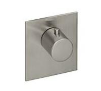 Herzbach Logic XL 11.500100.2.09 pour module de thermostat simple, 110x100mm, acier inoxydable brossé