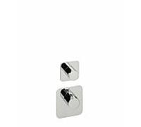 Kit de montage final Herzbach Logic XL 36.521015.1.01 pour module de thermostat universel, chromé