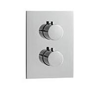 Herzbach Nano 11.500550.3.01 chromé , thermostat de douche encastré carré