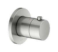 Kit de montage final KEUCO IXMO 59553210001 robinetterie thermostatique encastrée, ronde, finition inox