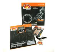 Moto-master 270 Mm Honda 310044 Brake Kit Argenté