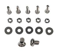Kit de montage mural en acier inoxydable pour caméra de sécurité extérieure - Angle de 270 degrés - Pour équipement de surveillance Eufy SoloCam S340 PTZ (jeu de vis)