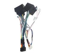 Kit De Montage pour Autoradio 2 DIN pour TT MK2 2006-2014 Panneau Stéréo 9 Pouces Faisceau Câbles,Câble d'alimentation Adaptateur Canbus Cadre D'autoradio(Cable CANBus)