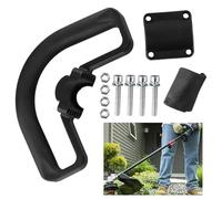 Kit de montage pour barre de tondeuse à gazon avec vis et manchons en caoutchouc, poignée ergonomique avec rembourrage en éponge pour plus de confort et de contrôle, compatible avec tige de 26 mm