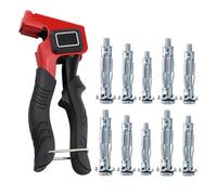 Kit de montage pour corps creux, chevilles pour corps creux avec pince de montage et 34 chevilles métalliques, vis en 3 tailles, parfait avec murs creux, plaques de plâtre, panneaux de particules de