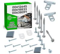 Kit de montage pour fixation porte lave-vaisselle intégrable avec code original 00618833 00612645 00638091 pour Bosch pour Siemens pour Balay 436650 pour Küppersbusch pour Teka - ONIX TECH