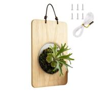 Kit de Montage pour Fougère Platycerium | Support Vertical Suspendu En Bois | Panier Support pour - Convient pour chambre, salon, porche, intérieur comme extérieur, maison, jardin, cour, balcon