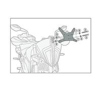 Givi Ktm 390/790 Adventure/r 7710dt/7710d Windshield Fitting Kit Noir