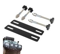 Kit de montage pour planche de traction 21 x 8 x 4,5 cm, broches de montage antirouille pour une fixation sûre avec kit de remplacement polyvalent et robuste pour professionnels, débutants