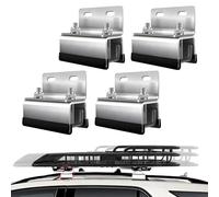 Kit de montage pour porte-bagages, 4 pièces Support de montage pour toit de fourgon, Porte-bagages en acier inoxydable, Porte-bagages robuste pour ProMaster, Boxer, Jumper, Ducato, Movano