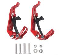 Kit de montage pour porte-outils polyvalent | Pinces en métal et caoutchouc pour pelles, vélos | Supports de montage mural sécurisés compatibles (2 pièces)