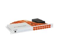 Kit de montage pour rack RJ-45 X 16 - Rackmount.IT RM-FR-T11 - RAL 9003, blanc signal - 1U 19""