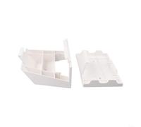 Kit de Montage pour Routeur pour starlink pour Gen 3 et Alimentation | ABS Plastic, Space-saving Design, Easy Install, Improves Signal Placement, Custom Fit For pour v3 Router And Power Supply