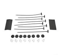 Kit de montage pour ventilateur de radiateur 2 ensembles avec sangles en plastique pour un assemblage facile et un ajustement sûr