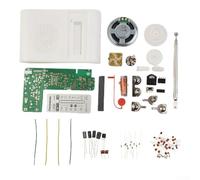 Kit de montage radio FM/AM à monter soi-même avec réception double bande, projet électronique à souder facile pour l'éducation et l'expérience, comprend des composants en plastique et carte PCB