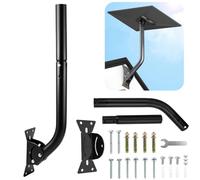 Kit de montage réglable Gen3 pour Starlink - Support de toit ou mural pour antenne satellite compatible avec Starlink Gen3 standard et antenne plate/satellite (mât d'antenne J étendu)