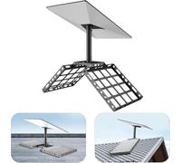 Kit de montage support mural fixation toit en ardoise antenne pour Starlink Gen 3 Standard V3 Dish - réglable à 360° Sans perçage/vis - Avec rallonge robuste mount Adaptateur de tuyau Inclinable