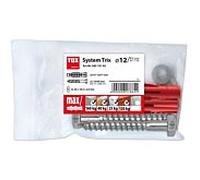 Kit de montage TOX System Trix 04510142 10x80, tourillon TRI 12/71