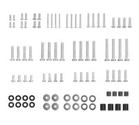 Kit de Montage Universel pour téléviseur - Assortiment de vis, sélection d'adaptateurs filetés, Composants de Fixation en métal, Solution de Support Mural | pour Applications de Montage d'écran d'