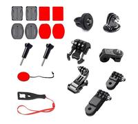 Kit de montage universel pour trépied avec base de casque pour la plupart des caméras d'action, GoPro Hero, Insta360 X5/X4/X3, DJI Osmo Action, Akaso Apeman Sports Cam