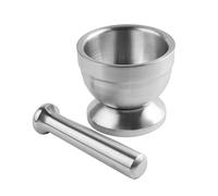 Kit de mortier et pilon en acier inoxydable, broyeur à épices, Molcajete polyvalent pour le broyage, broyeur à épices