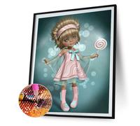 Kit De Mosaïque De Queue De Cheval Pour Fille, Perceuse Ronde Complète 5d, Peinture Diamant, Strass, Dessin, Image, Décoration De La Maison, Artisanat D'art