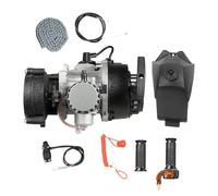 Kit de moteur à 2 temps 49 cc Moteur à essence Quad Dirt Pit Bike Moteur à traction manuelle Jeu de chaînes de transmission Carburateur Kit avec kit de moteur à engrenages pour mini moto, VTT