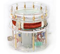 Kit de moteur à courant alternatif « Œuf Colomb » - Démonstration miniature du champ magnétique rotatif bobine, outil pédagogique STEM for l'expérimentation en physique