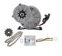 Kit de Moteur à Vélo électrique 12V 250W DC avec Contrôleur de Vitesse, 38 Chaîne de Section de Réduction D'engrenage 2950 TR/Min pour Vélo, Scooter ou Conversion de