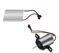 Kit de moteur de générateur thermoélectrique pour ventilateurs de cheminée à bois, module de rechange alimenté par la chaleur avec graisse thermique, plaque de génération d'énergie en métal de 40 mm