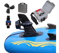 Kit de moteur de planche à pagaie électrique avec palmes, hélice de rechange et télécommande au poignet - Batterie de 288 Wh pour une croisière prolongée, kit de planche de surf alimenté par jet prêt